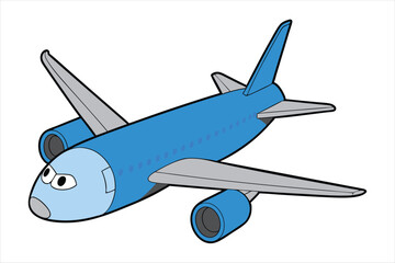 Boeing 787 Dreamliner  line art vector