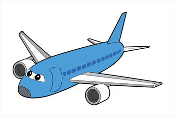 Boeing 787 Dreamliner  line art vector