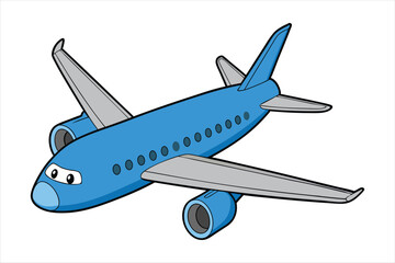 Boeing 787 Dreamliner  line art vector