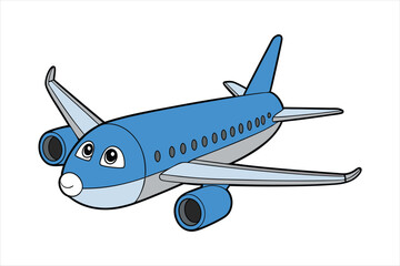 Boeing 787 Dreamliner  line art vector