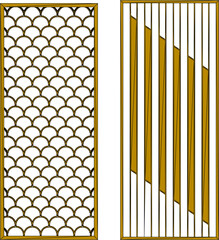 Vector sketch illustration of backdrop design warehouse baground pattern engraving classic vintage ethnic detail 