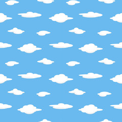 seamless pattern of clouds