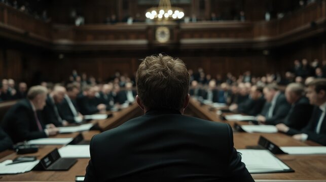 A close-up of a parliamentary debate, MPs engaged in discussion to challenge Government policies