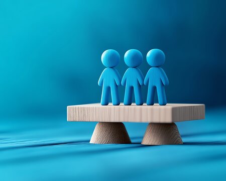 Sales training, improving negotiation skills, flat design illustration