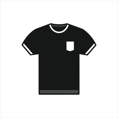 Create a black t shirt art vector