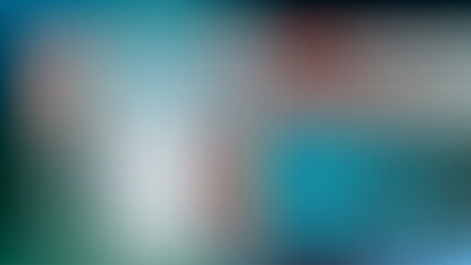 Abstract Gray Blue and Teal Blurred Gradient Background