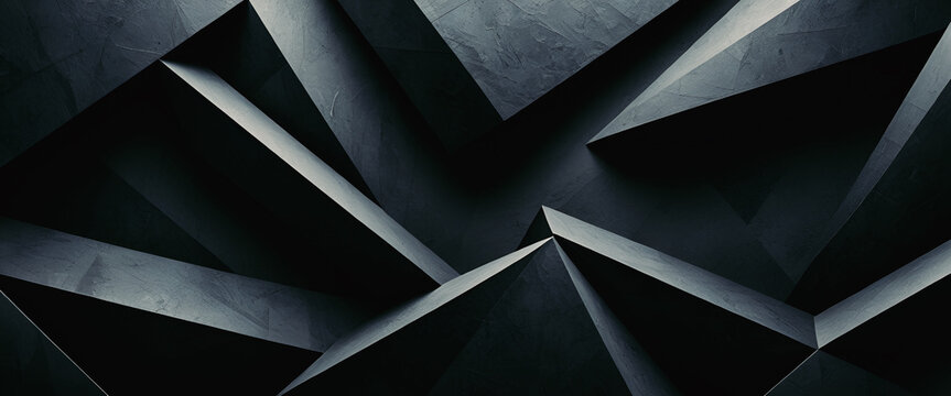 illustrazione con elementi geometrici astratti a tema futuristico surreale