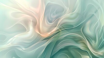 Obraz premium Soft and organic abstract background with flowing curves and blended colors. abstract blue background with waves