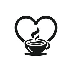 Coffee logo design vector icon with template and creative idea