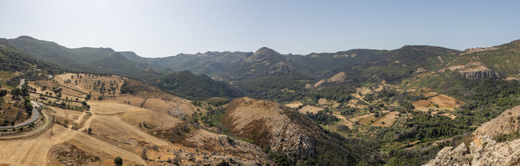 View from Casteddu Etzu Castle Near Cuglieri