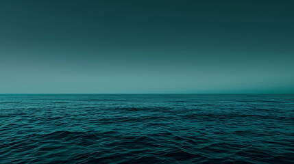 Obraz premium calm ocean background, dead sea feel, lonely and dangerous, calm before storm at ocean feel.
