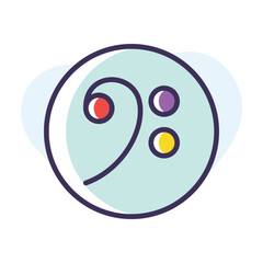 Bass clef vector icon