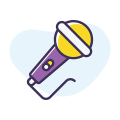 Mic vector icon