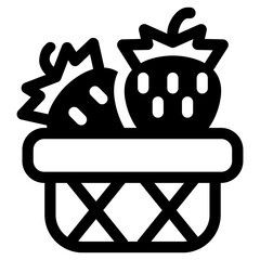 Strawberry icon vector illustration graphic design