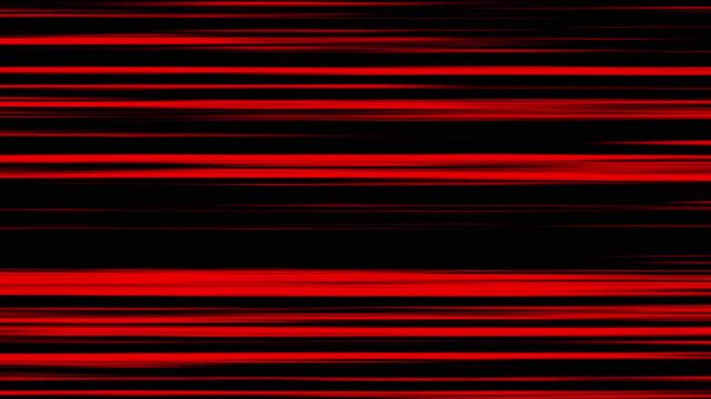Abstract speed lines on transparent background. Anime speed lines. Speed line anime style background on red screen