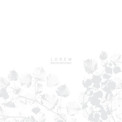 abstract halftone floral vector illustration background