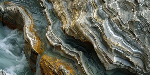 Beautiful scenery Rocks Canyon background. ai generation