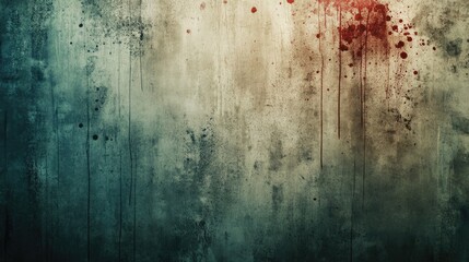 Fototapeta premium Abstract grunge background with distressed textures and splatters