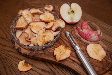 Gesunde Apfel Chips