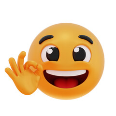 3D Emoji Expression Illustration Icon