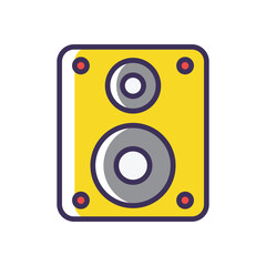 Speaker vector icon