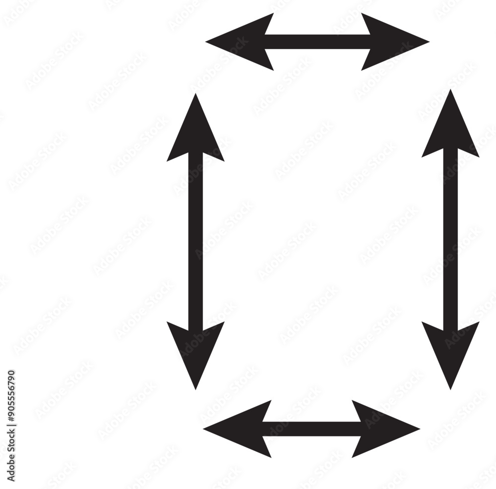 Wall mural rectangular arrow vector design eps 10