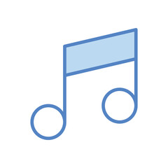 Music notes vector icon