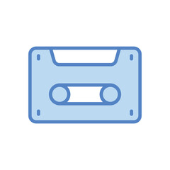 Music cassette vector icon