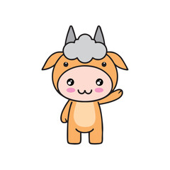 vector character animal costume cute