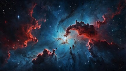 Fototapeta premium Captivating Space Nebula
