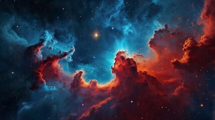 Fototapeta premium Captivating Space Nebula