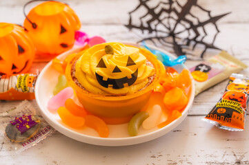 ハロウィン　カップケーキ