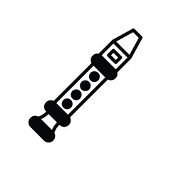 Flute vector icon