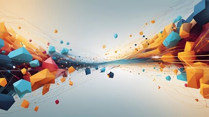 Abstract digital technology background