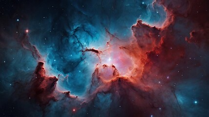 Fototapeta premium Captivating Space Nebula