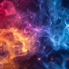 Obraz premium Abstract smoke cloud in rich purples and silvers, with a sense of depth and movement, isolated on a transparent PNG.