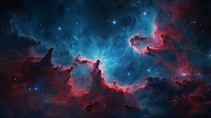 Obraz premium Captivating Space Nebula