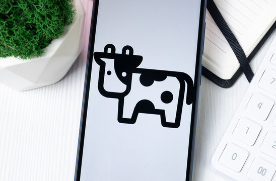 New York, USA - 1 August 2024: Beefy Finance BIFI Logo on Phone Screen, Crypto Coin Icon