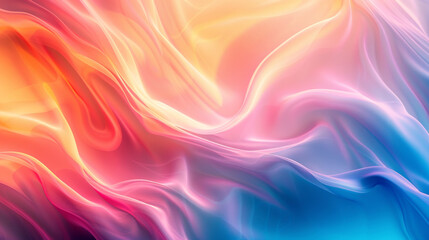 Obraz premium Vibrant abstract background featuring colorful flowing waves and gradients, creating a dynamic and energetic visual effect.