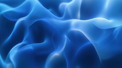 Obraz premium artistic abstract blue wave and smoke