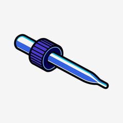 Eye dropper isometric vector icon illustration on a isolated white background (9)