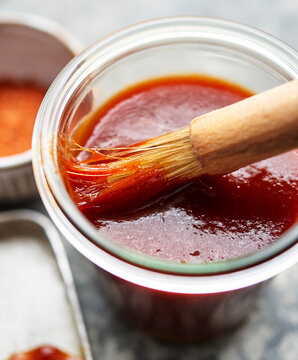Barbecue Sauce in a jar.