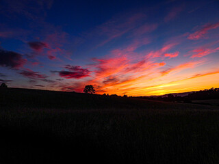 Burger Hill Sunset New York