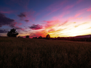 Burger Hill Sunset New York