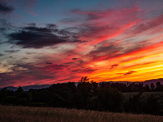 Burger Hill Sunset New York