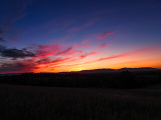 Burger Hill Sunset New York
