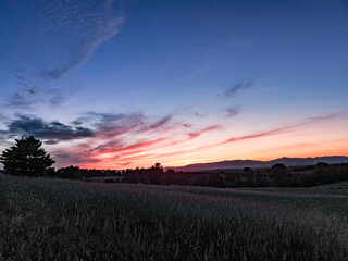 Burger Hill Sunset New York