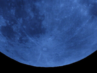 the moon taken in NY