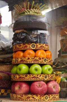 A set of offerings for the ceremony