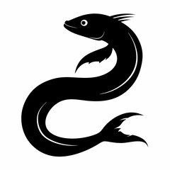 Eel Black silhouette
